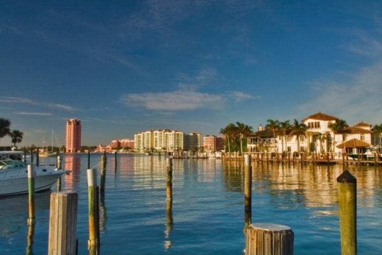 West Palm Beach, Fla., has seen home prices plunge 8.5 percent from Oct. 2010 to Sept. 2011, with a similar drop expected through 2012. For those shopping, the average home price runs $211,000.